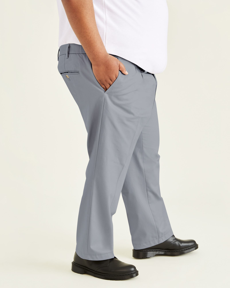 (image for) Healthy Signature Khakis, Pleated, Classic Fit (Big and Tall)